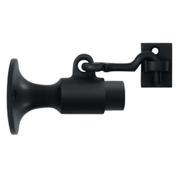 Patioplus Wall Mount Bumper with Holder, Black - Solid PA2667221